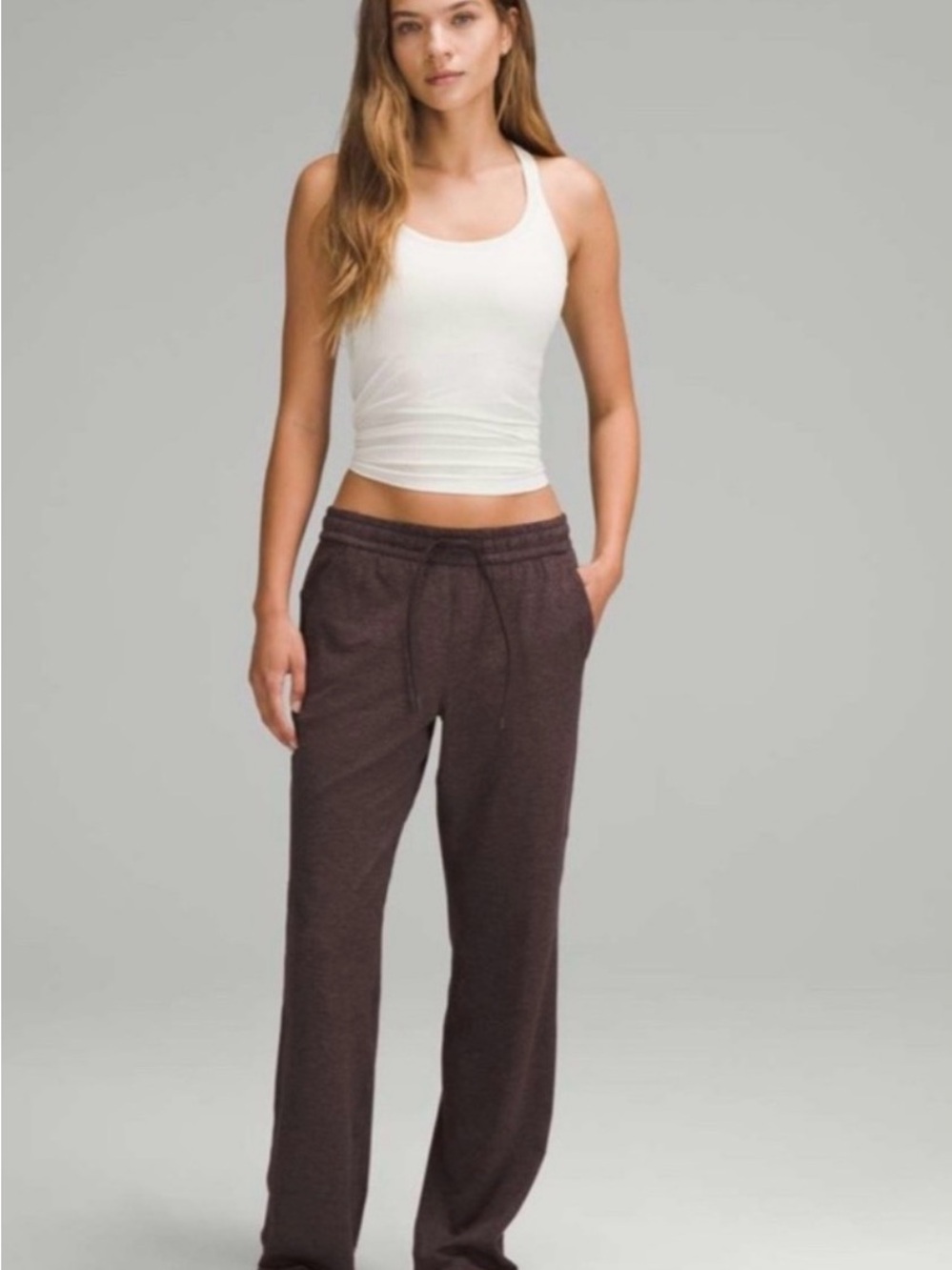 NWT Lululemon Soft Jersey Straight Leg Pant - Picture 2 of 5
